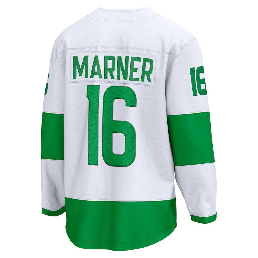 Mitch Marner Toronto Maple Leafs St. Patricks Alternate Premier Breakaway Jersey - White