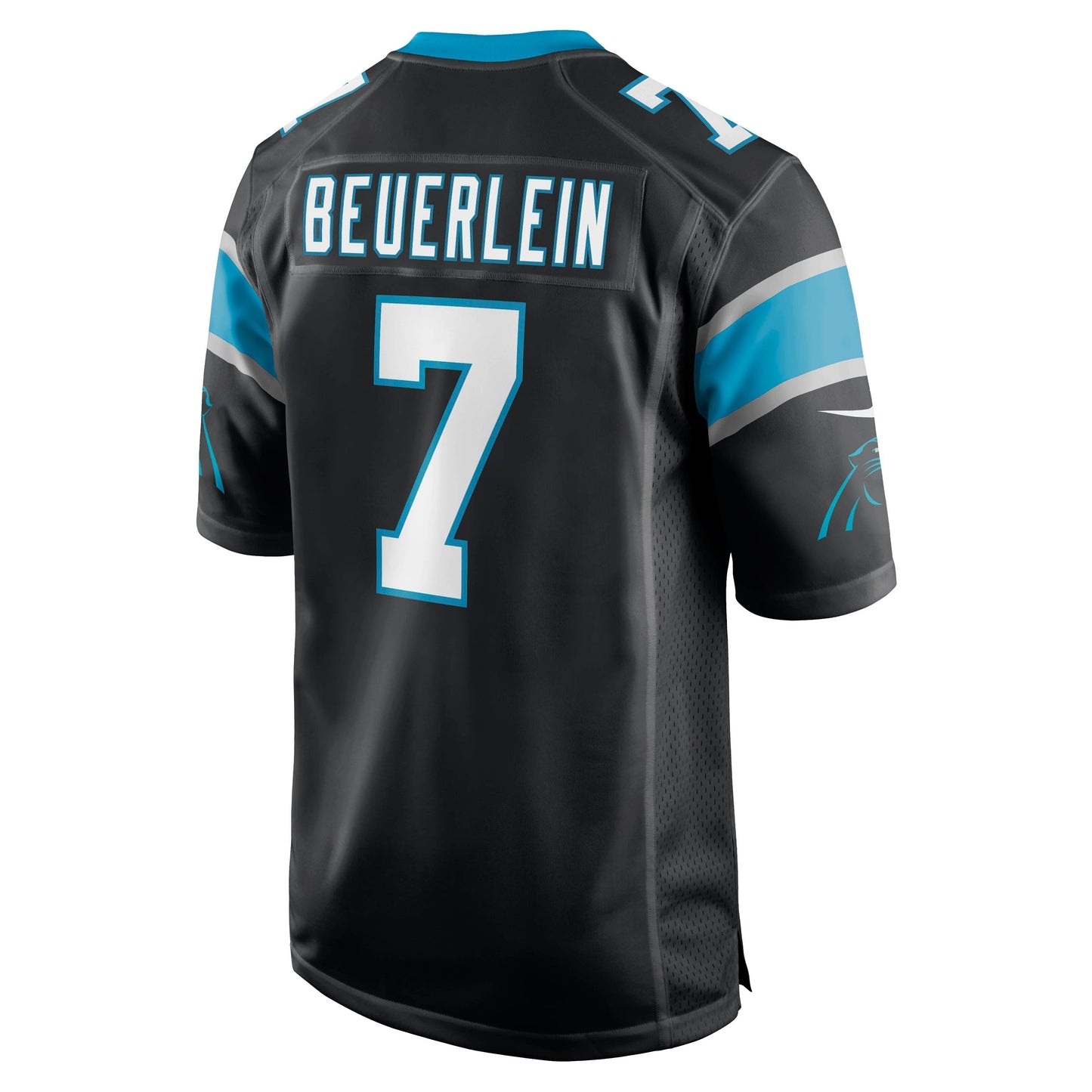 Steve Beuerlein Carolina Panthers Retired Jersey - Black