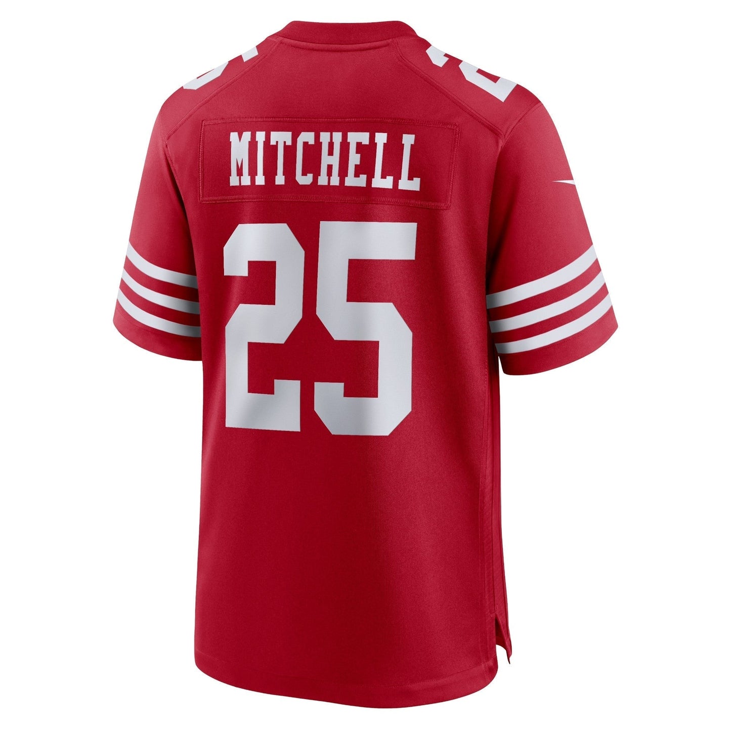 Elijah Mitchell San Francisco 49ers Team Game Jersey - Scarlet