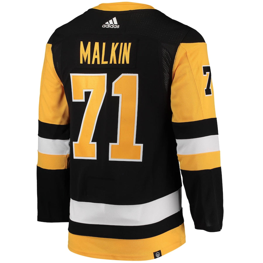Men's Pittsburgh Penguins Evgeni Malkin Black Home Primegreen Authentic Player Jersey