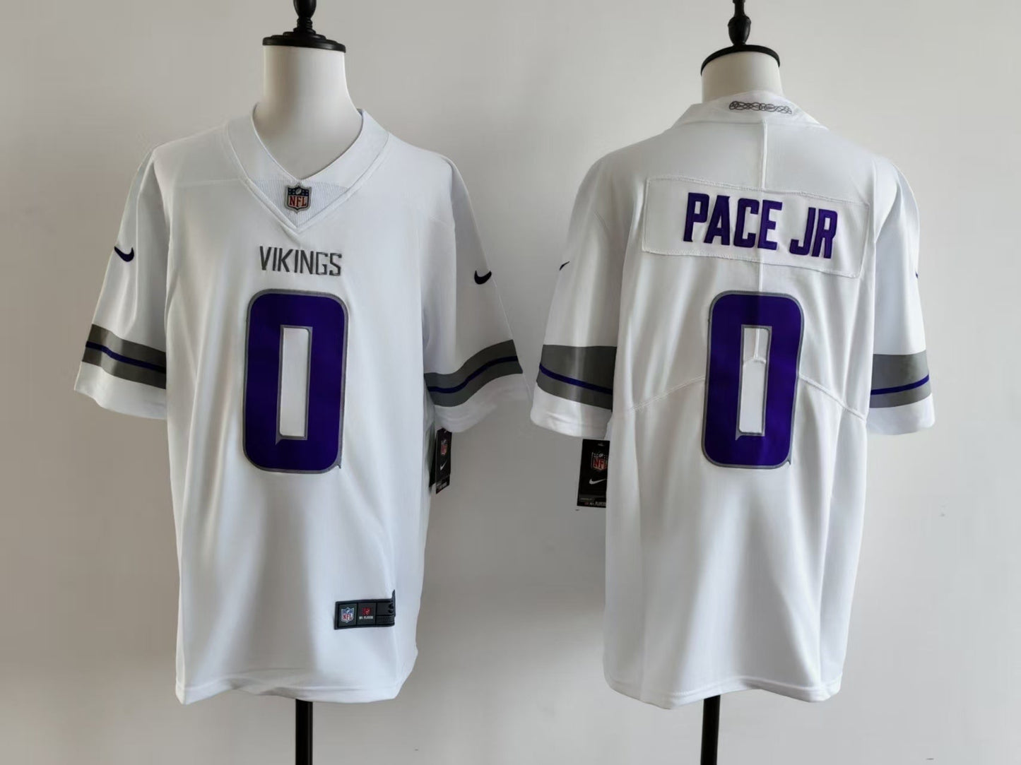 Men's Minnesota Vikings Ivan Pace Jr Jersey - White