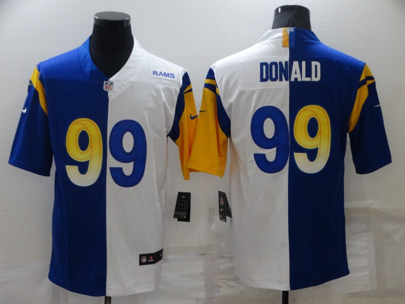 Men's Los Angeles Rams Aaron Donald Blue/White Game Jersey