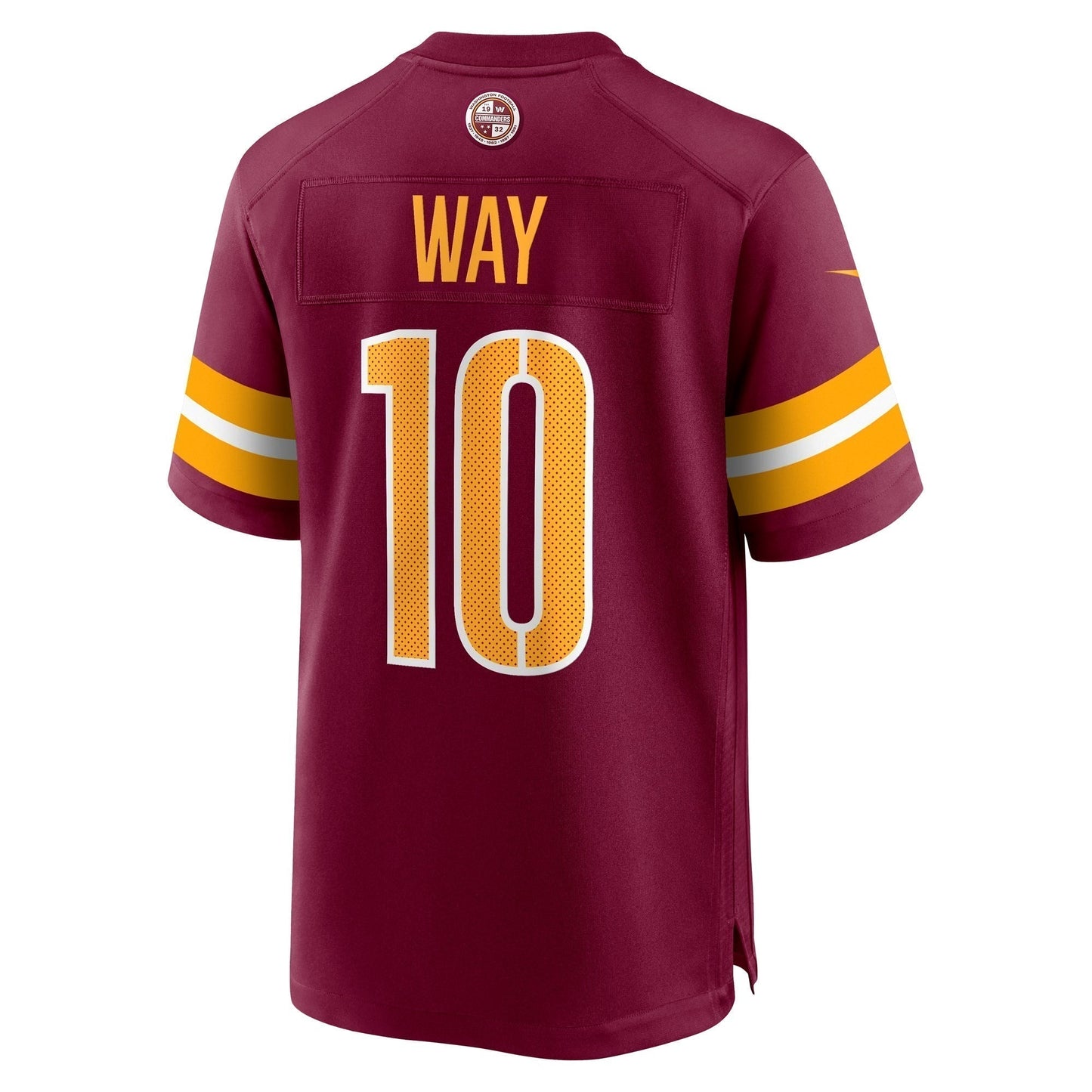 Tress Way Washington Commanders Game Jersey - Burgundy