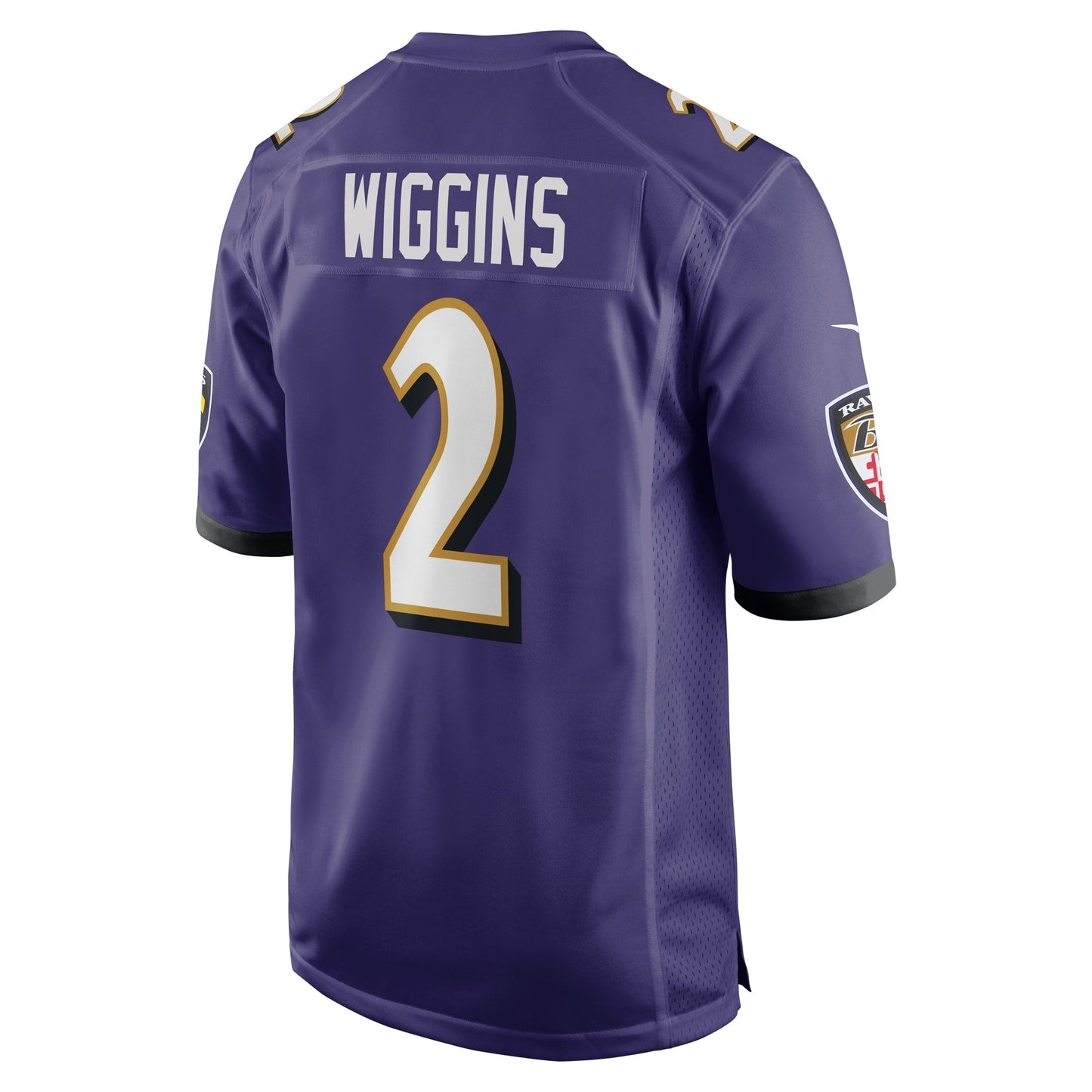 Nate Wiggins Baltimore Ravens 2024 NFL Draft First Round Pick Game Jersey - Purple