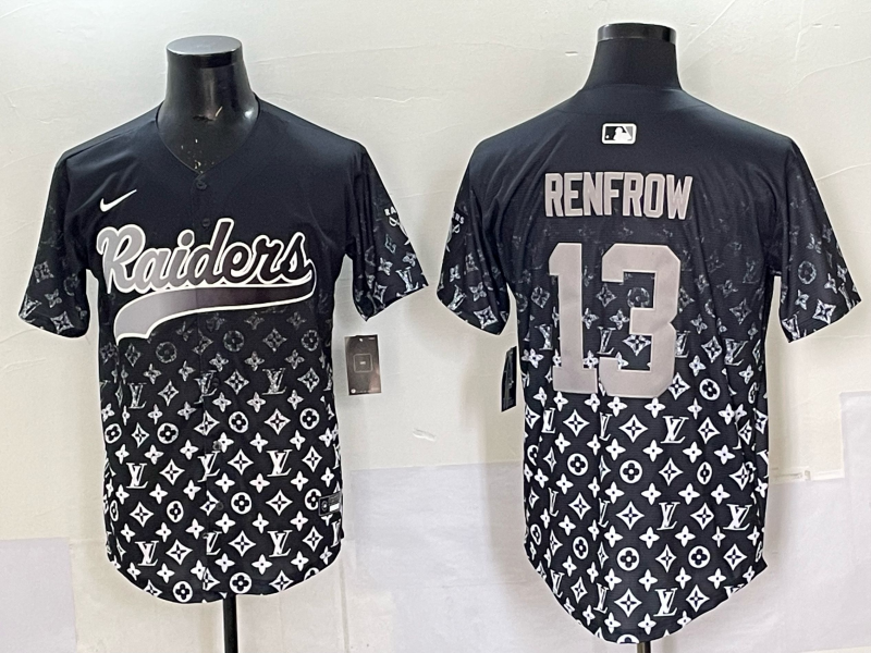 Men's Las Vegas Raiders Hunter Renfrow #13 Black Team Game Jersey