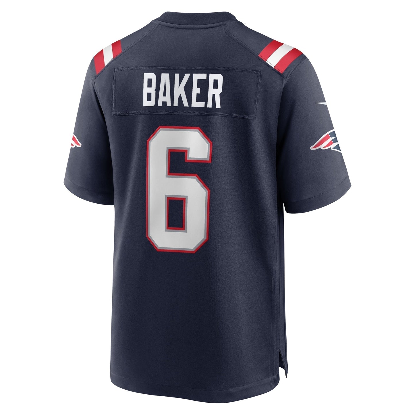 Javon Baker New England Patriots Team Game Jersey - Navy
