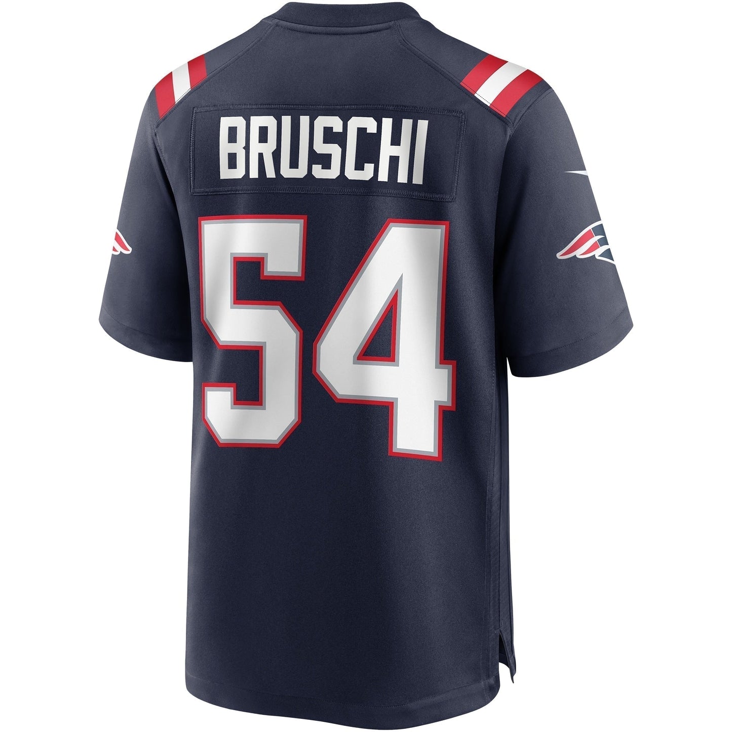 Tedy Bruschi New England Patriots Game Retired Jersey - Navy
