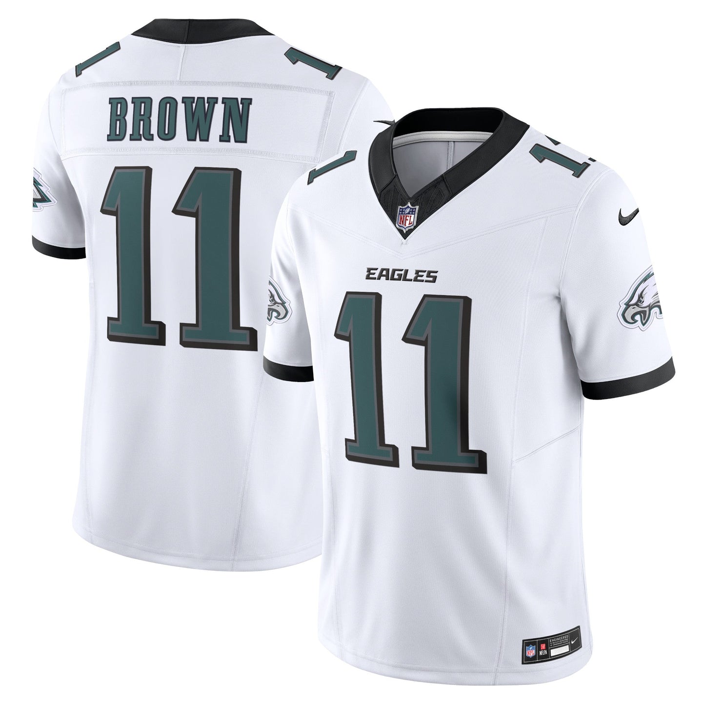 Philadelphia Eagles 11# A.J. Brown Vapor F.U.S.E. Limited Jersey