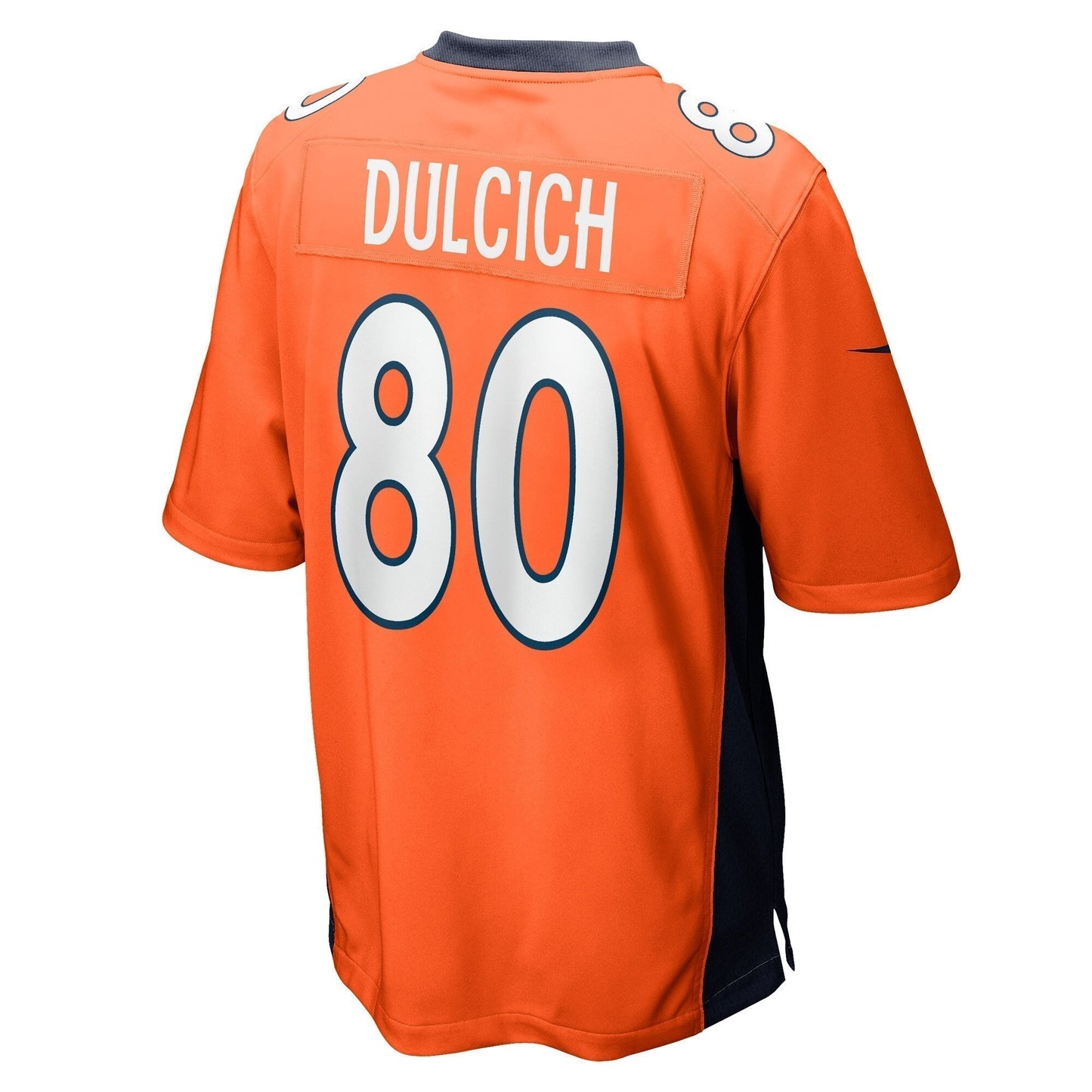Greg Dulcich Denver Broncos Game Jersey - Orange