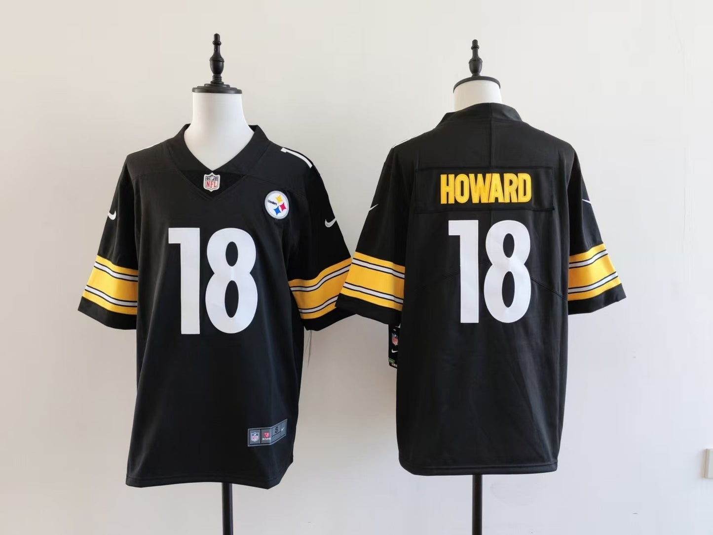 Men's Pittsburgh Steelers Will Howard Jersey - Black