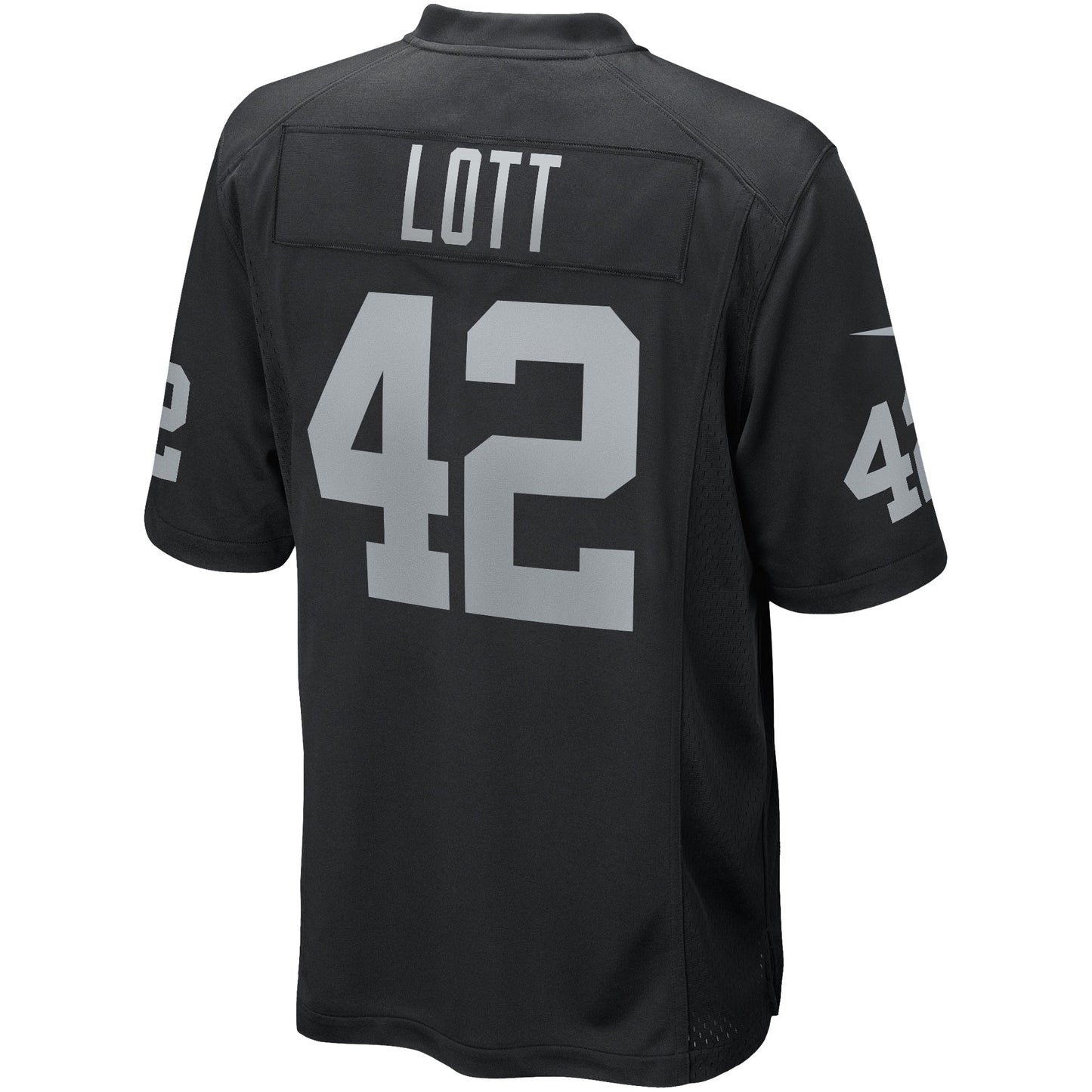 Ronnie Lott Las Vegas Raiders Game Retired Jersey - Black