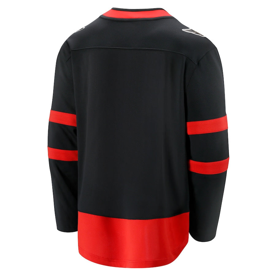Custom Ottawa Senators Home Breakaway Jersey - Black