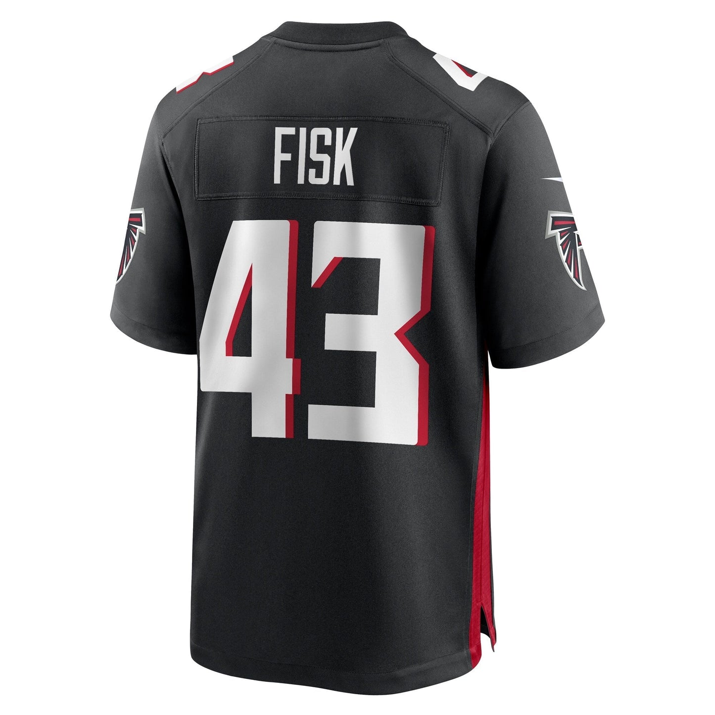 Tucker Fisk Atlanta Falcons Game Jersey - Black