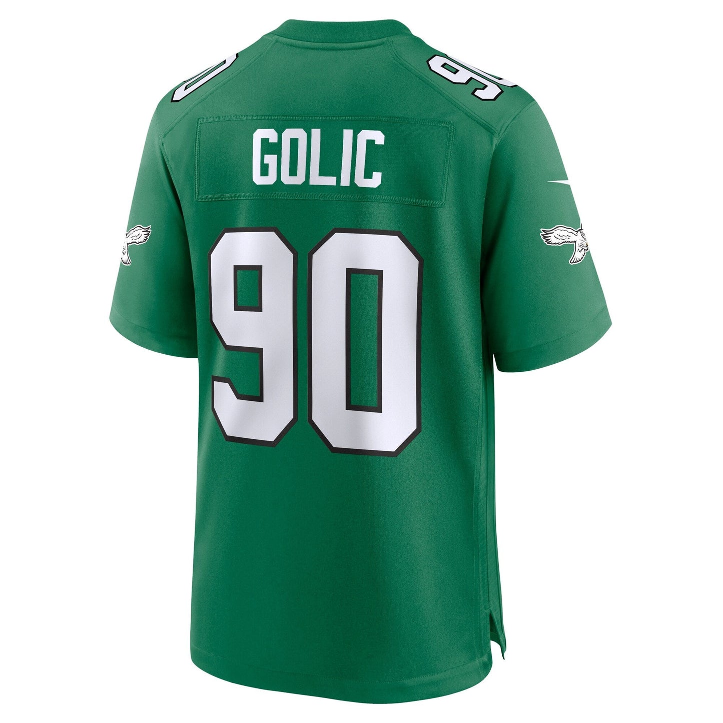 Mike Golic Philadelphia Eagles Alternate Game Jersey - Kelly Green
