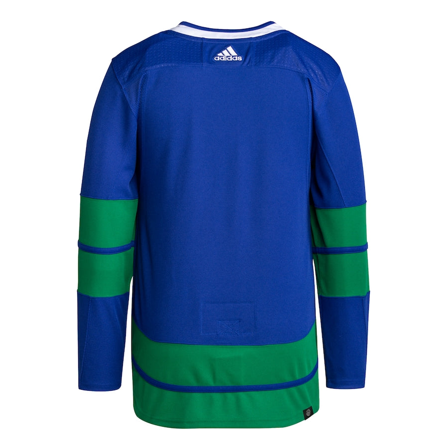 Men's Vancouver Canucks Blue Alternate Primegreen Authentic Blank Jersey