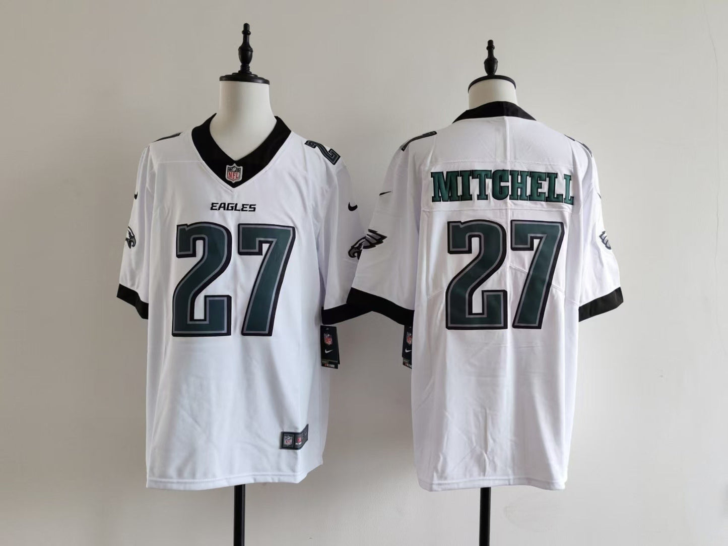 Men's Philadelphia Eagles Quinyon Mitchell Jersey-white