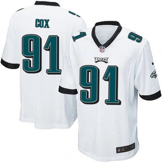 Men's Fletcher Cox White Philadelphia Eagles Game Football Jersey
