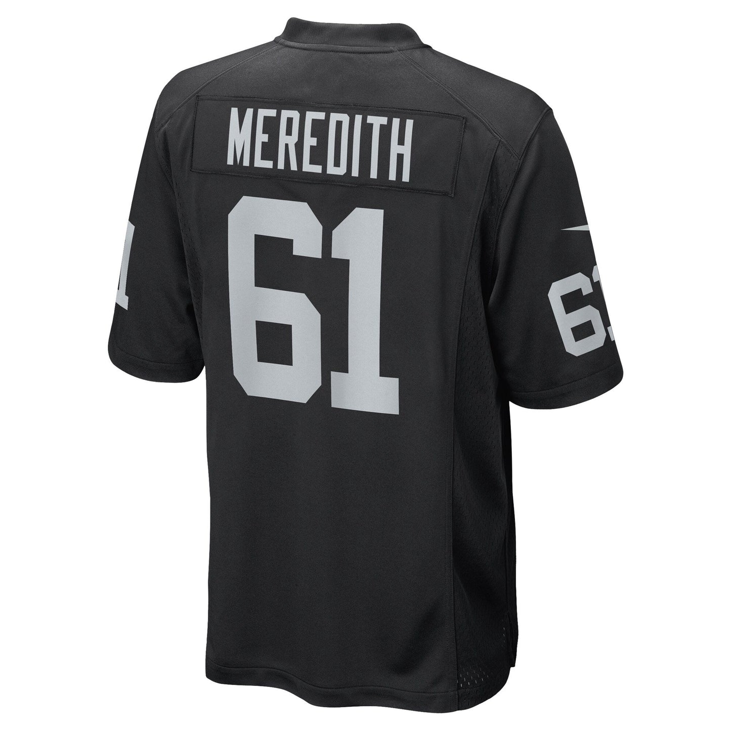 Jordan Meredith Las Vegas Raiders Game Jersey - Black