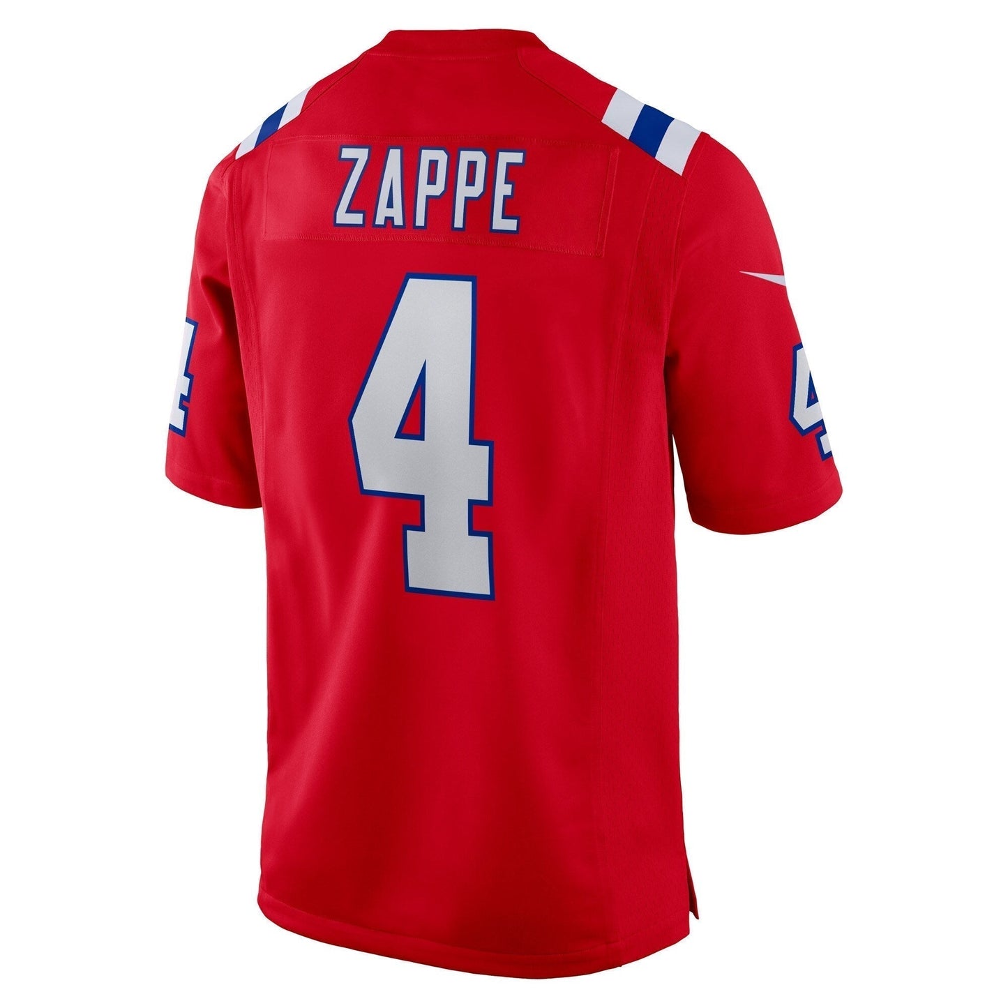 Bailey Zappe New England Patriots Alternate Game Jersey - Red