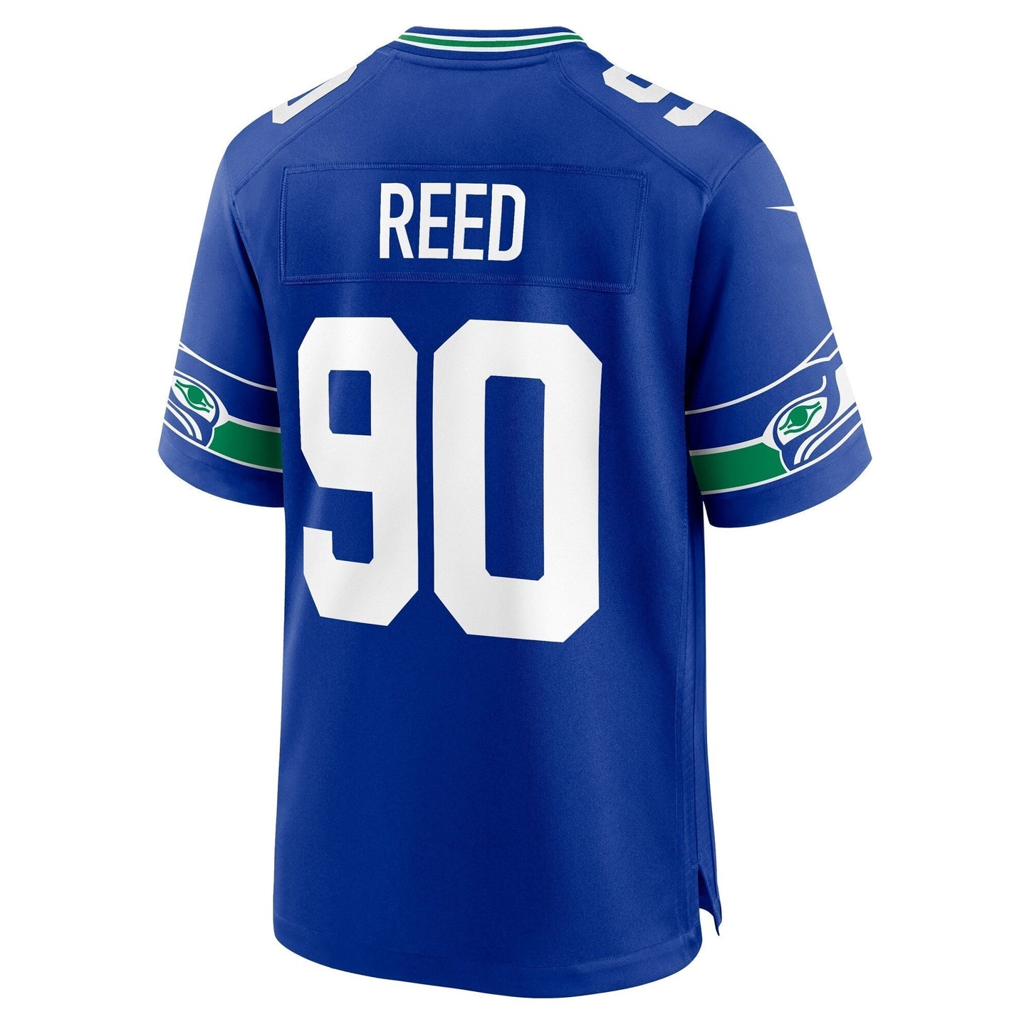 Jarran Reed Seattle Seahawks Throwback Game Jersey - Royal