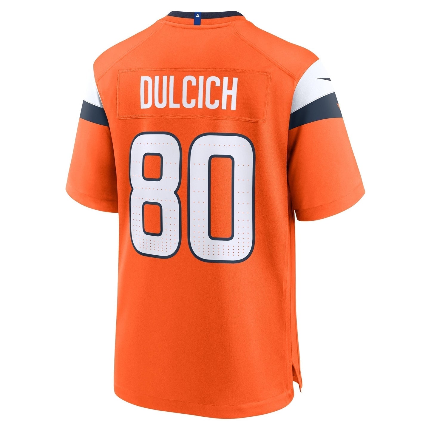 Greg Dulcich Denver Broncos Team Game Jersey - Orange