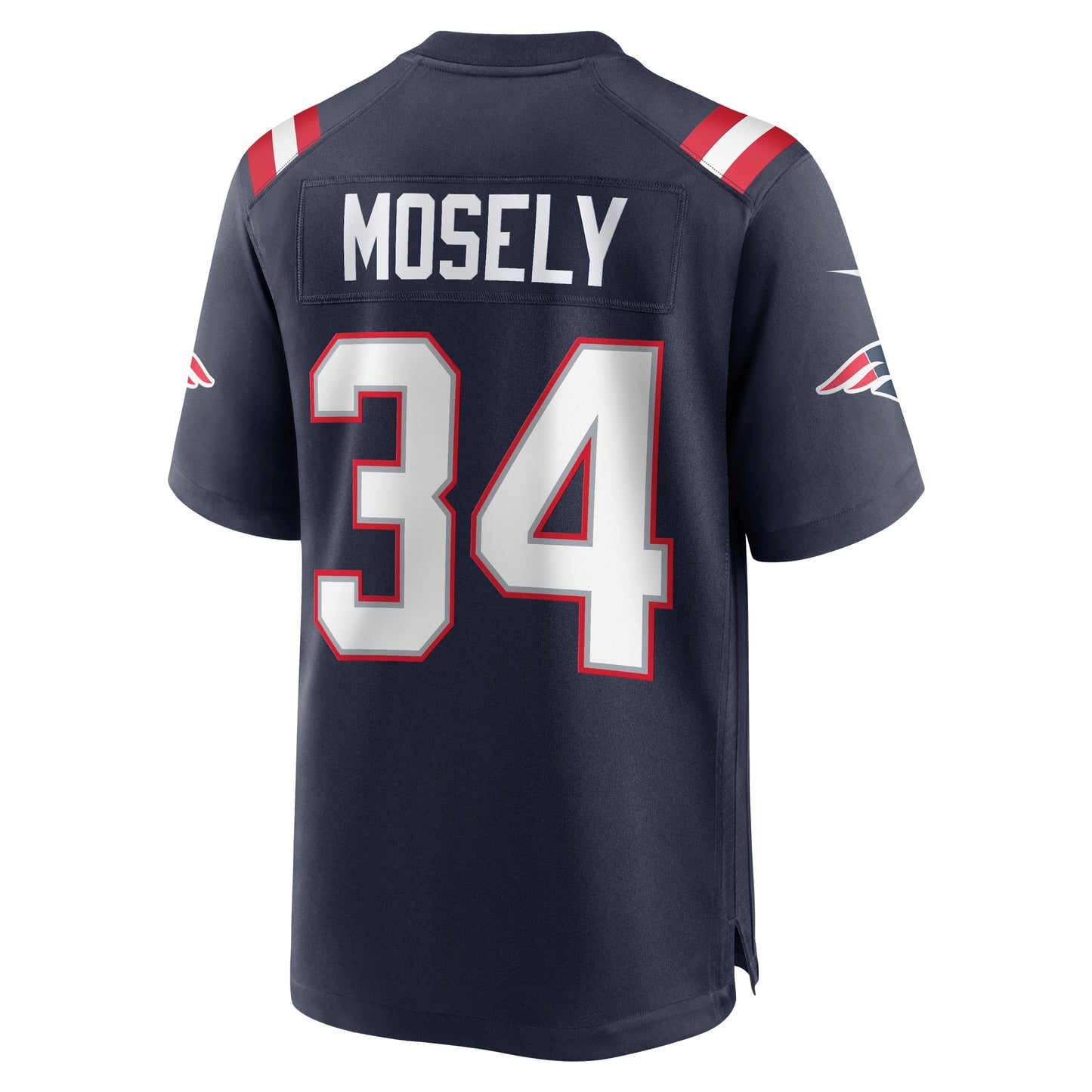 Quandre Mosely New England Patriots Home Game Jersey - Navy