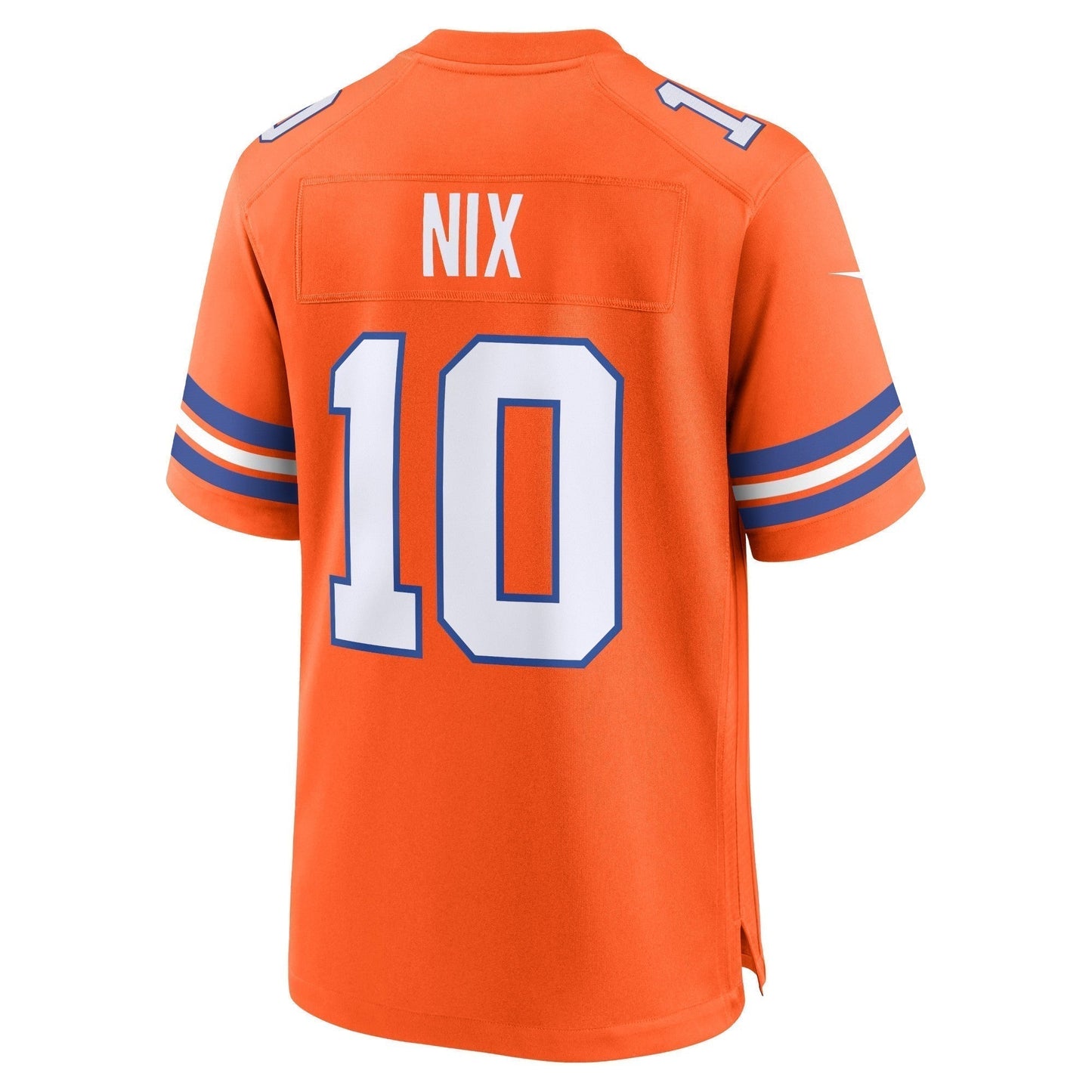 Bo Nix Denver Broncos Mile High Collection 1977 Throwback Game Jersey - Orange