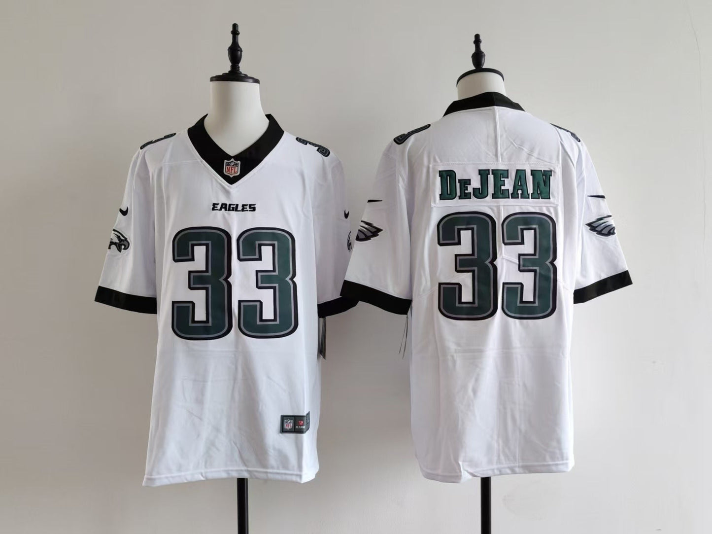Men's Philadelphia Eagles Cooper DeJean Jersey-white