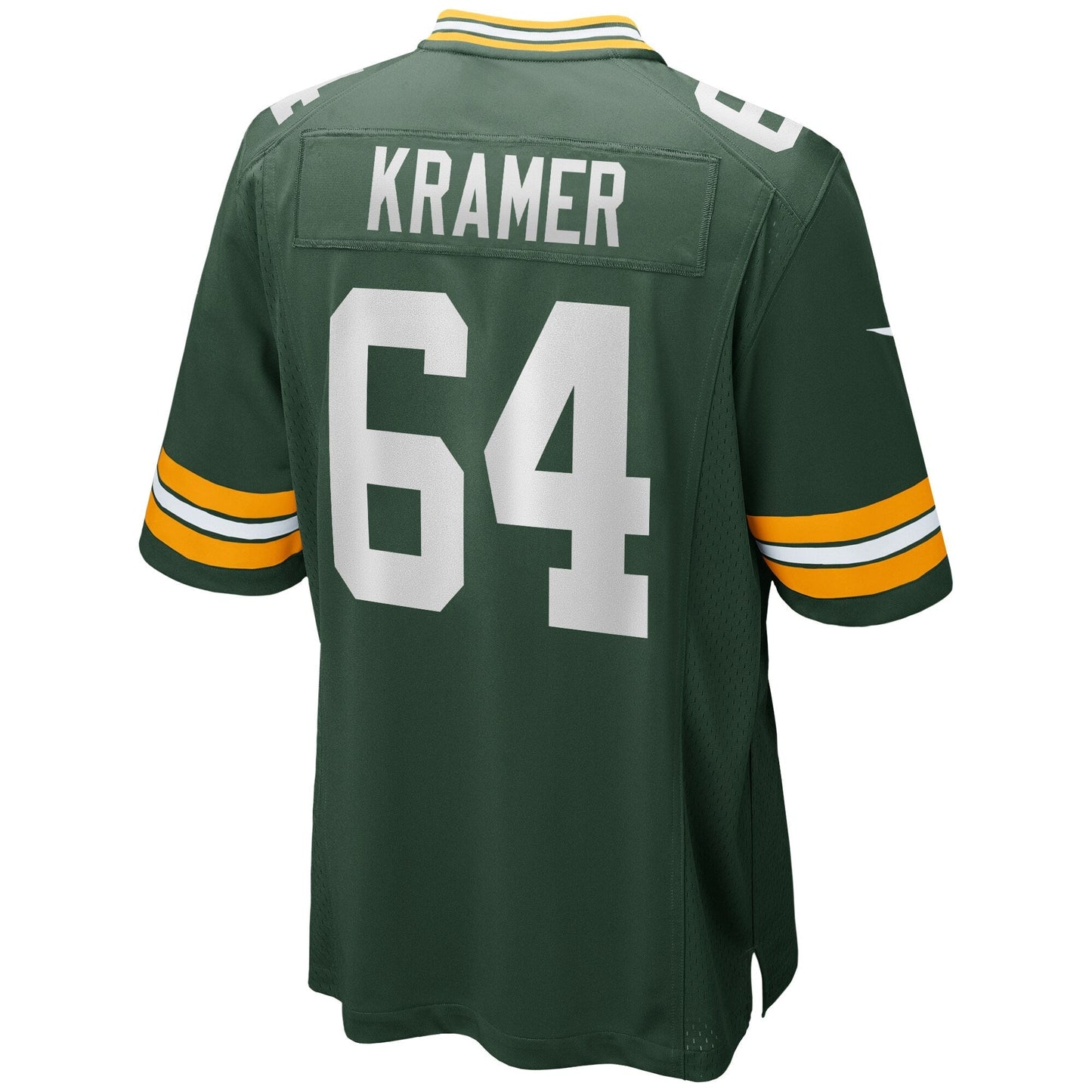 Jerry Kramer Green Bay Packers Game Retired Jersey - Green