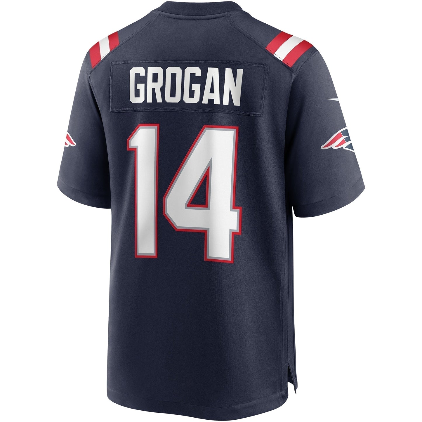 Steve Grogan New England Patriots Game Retired Jersey - Navy