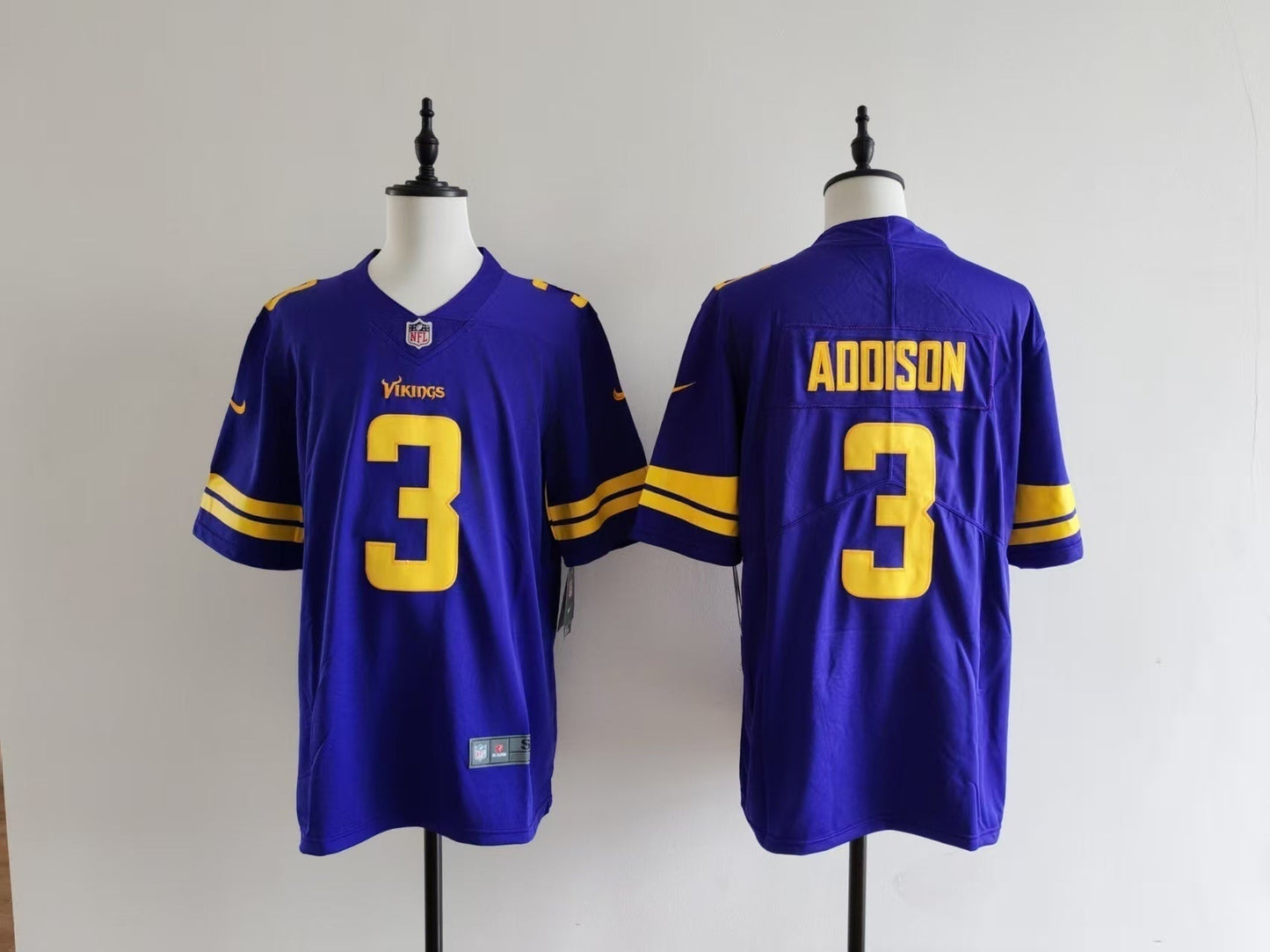 Men's Minnesota Vikings Jordan Addison Jersey - Purple