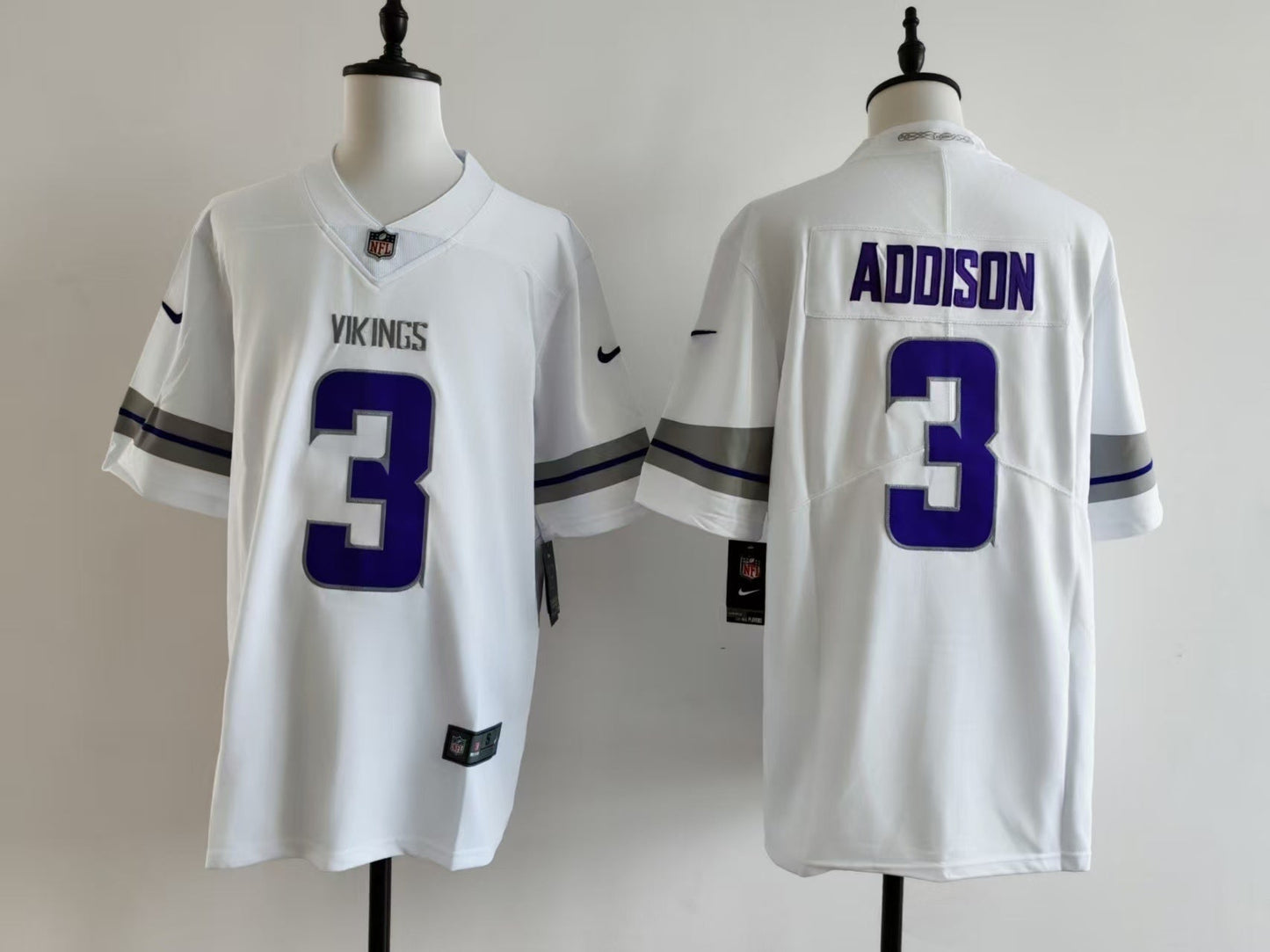 Men's Minnesota Vikings Jordan Addison Jersey - White