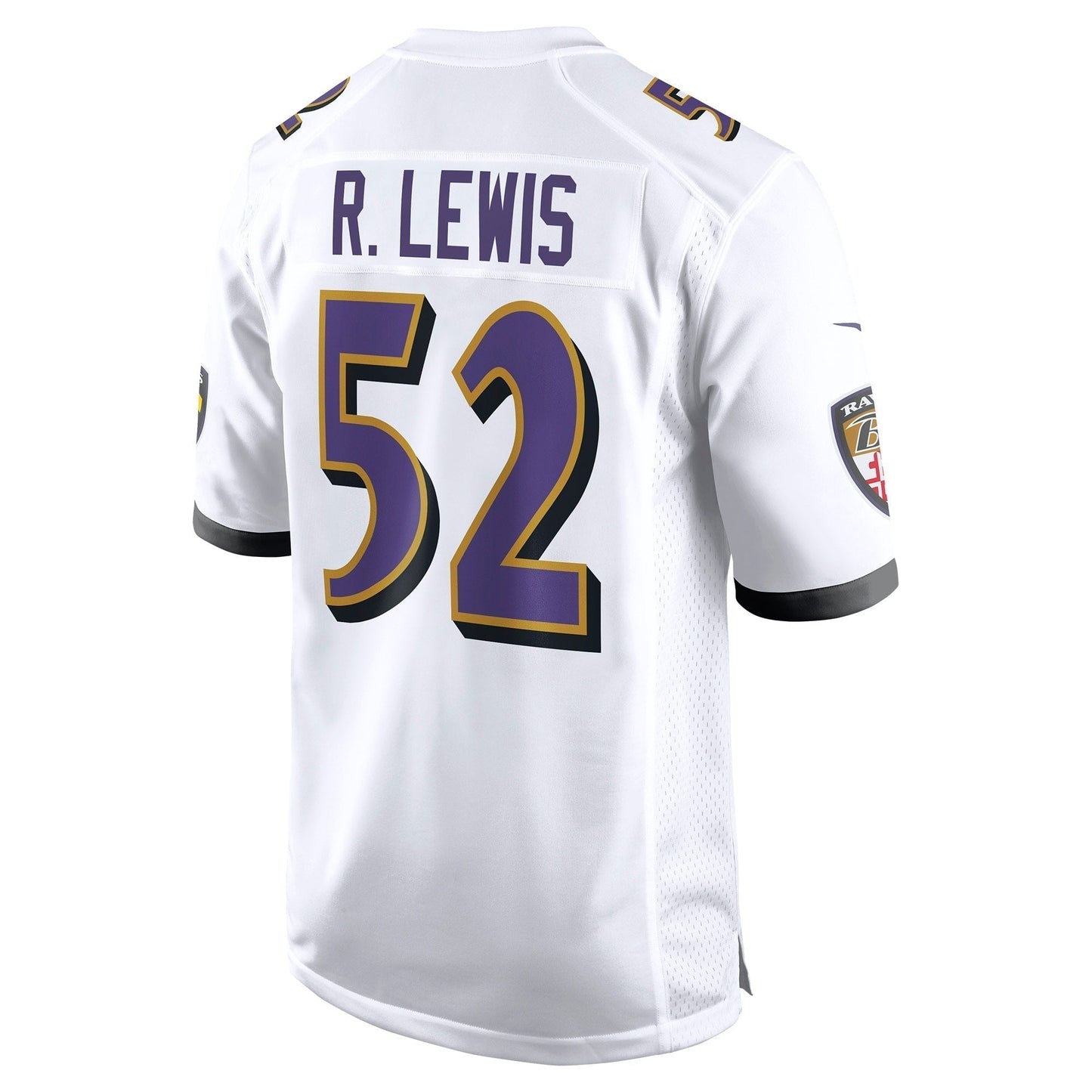 Ray Lewis Baltimore Ravens Retired Game Jersey - White