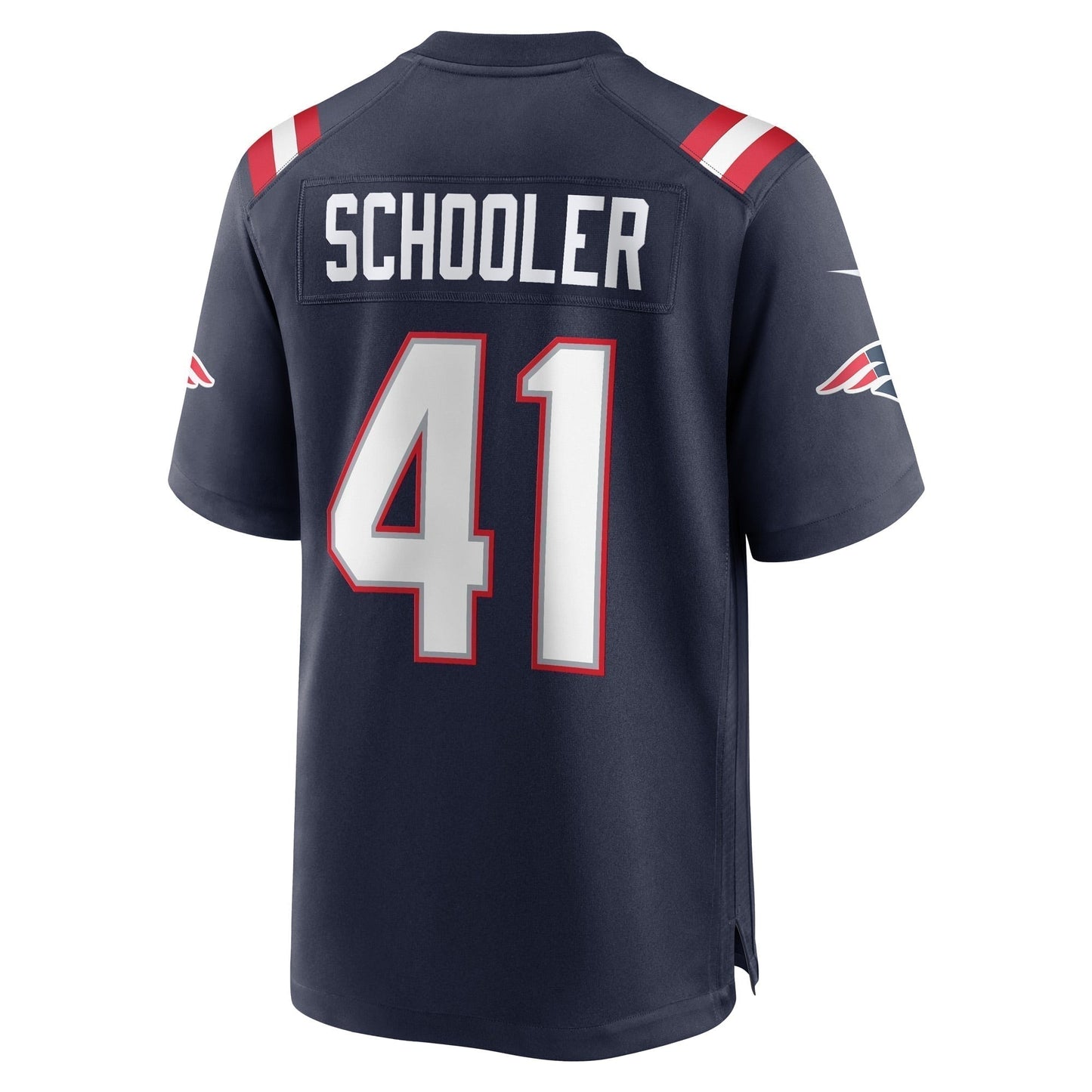 Brenden Schooler New England Patriots Game Jersey - Navy