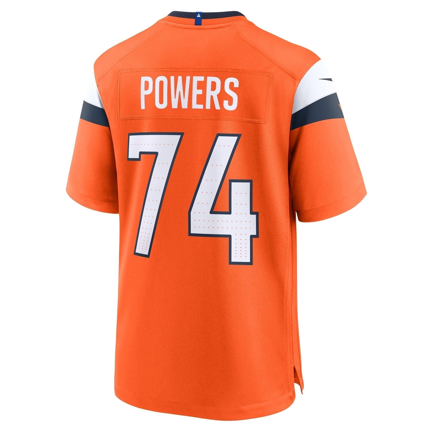 Ben Powers Denver Broncos Team Game Jersey - Orange