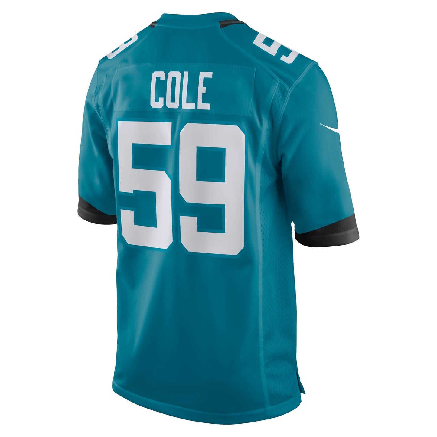 Myles Cole Jacksonville Jaguars Team Game Jersey - Teal
