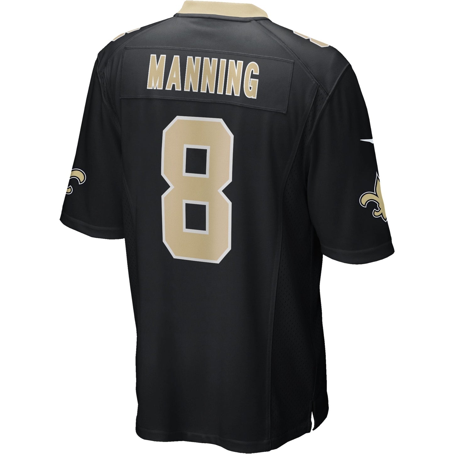 Archie Manning New Orleans Saints Game Retired Jersey - Black
