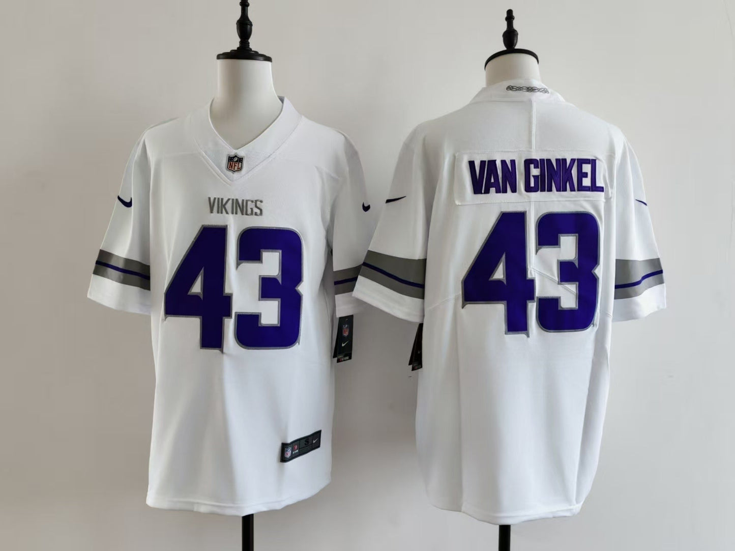 Men's Minnesota Vikings Andrew Van Ginkel Jersey - White