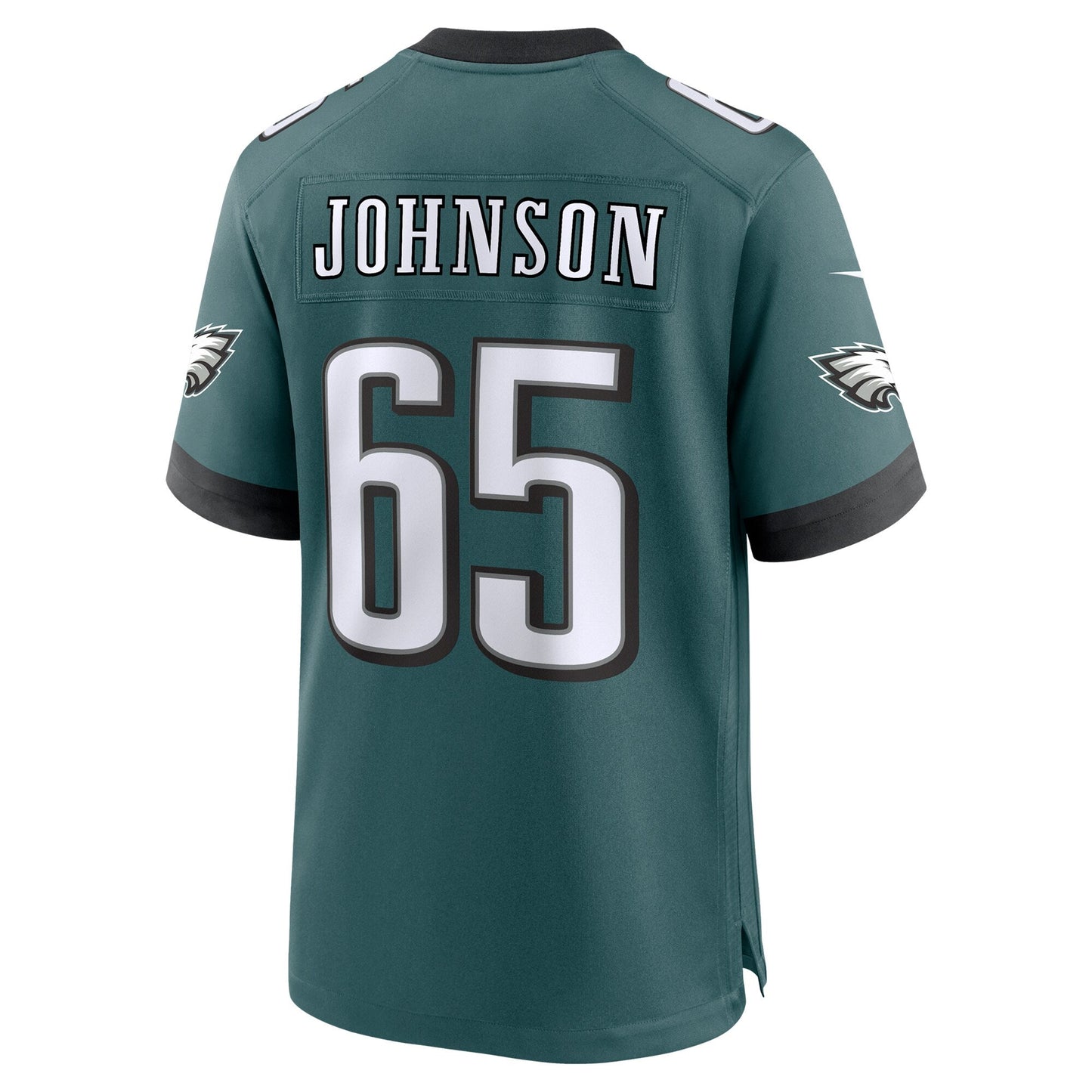 Lane Johnson Philadelphia Eagles Team Game Jersey - Midnight Green