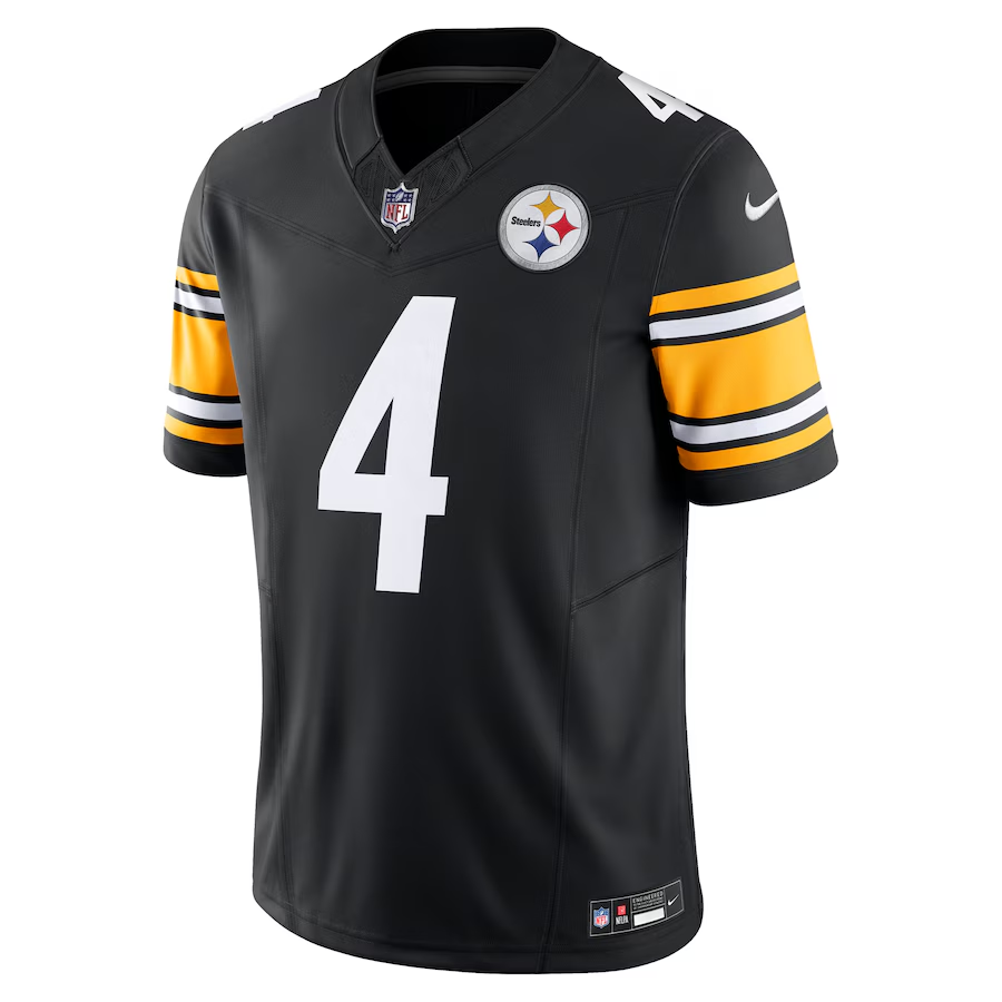 Men's DK Metcalf Black Pittsburgh Steelers Team Vapor F.U.S.E. Limited Jersey
