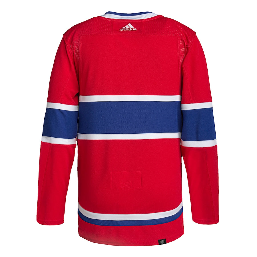 Custom Montreal Canadiens Men's Home Primegreen Jersey - Red