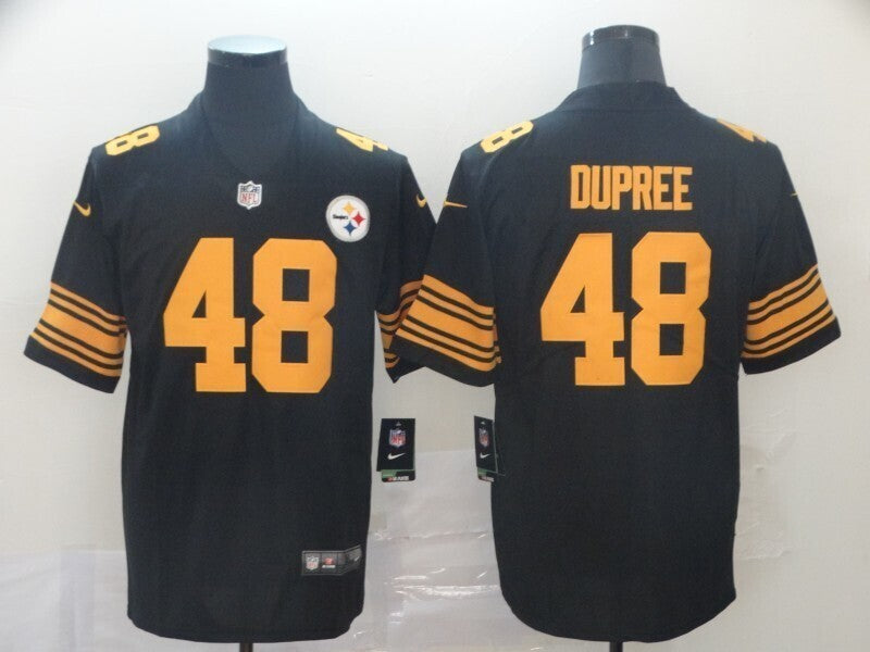 Men's Pittsburgh Steelers Bud Dupree Jersey - Black-yellow numbers