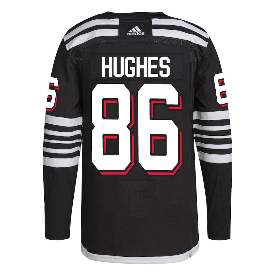 Jack Hughes New Jersey Devils Alternate Primegreen Jersey - Black
