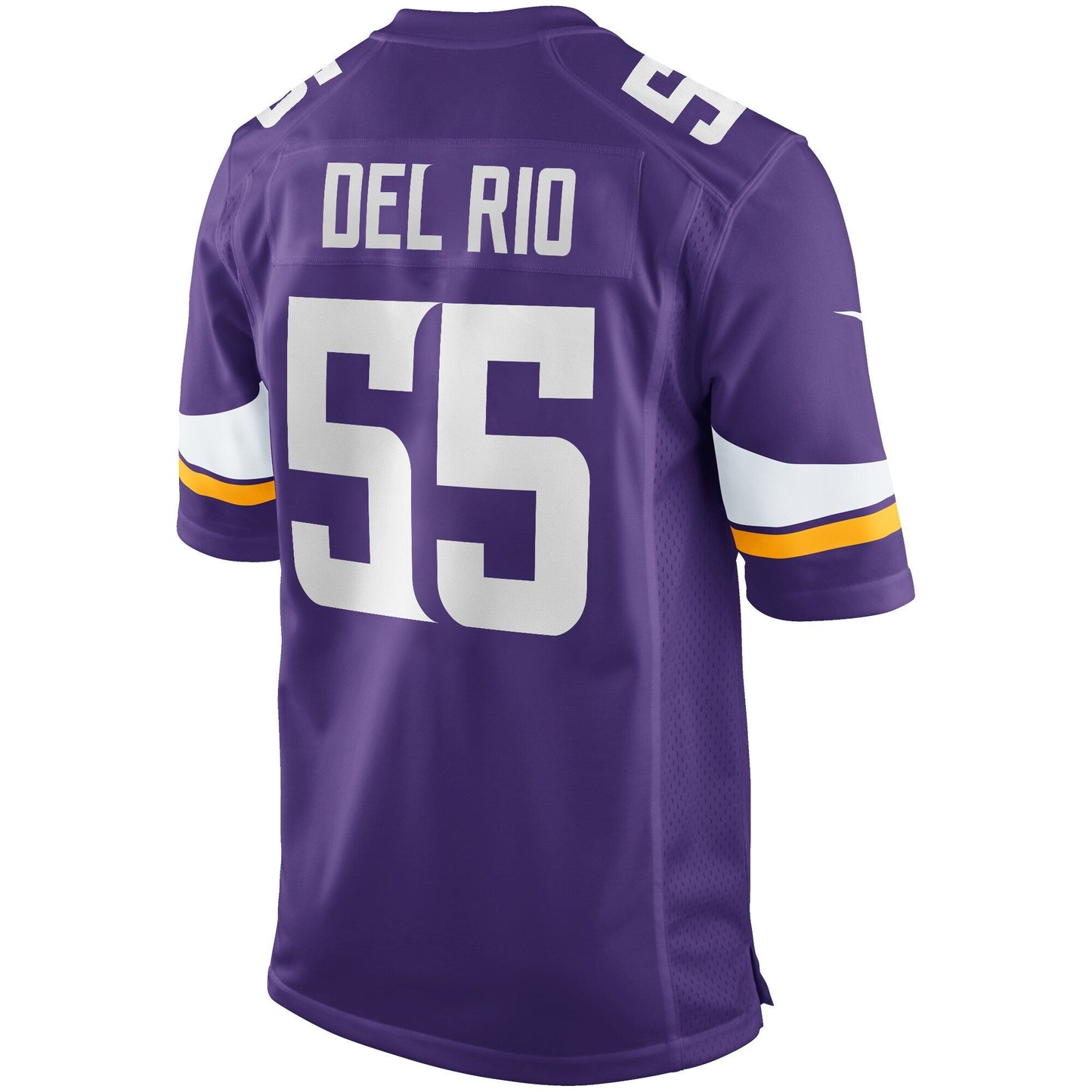 Jack Del Rio Minnesota Vikings Game Retired Jersey - Purple