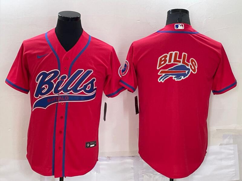 Men's Buffalo Bills Red Game Jersey1