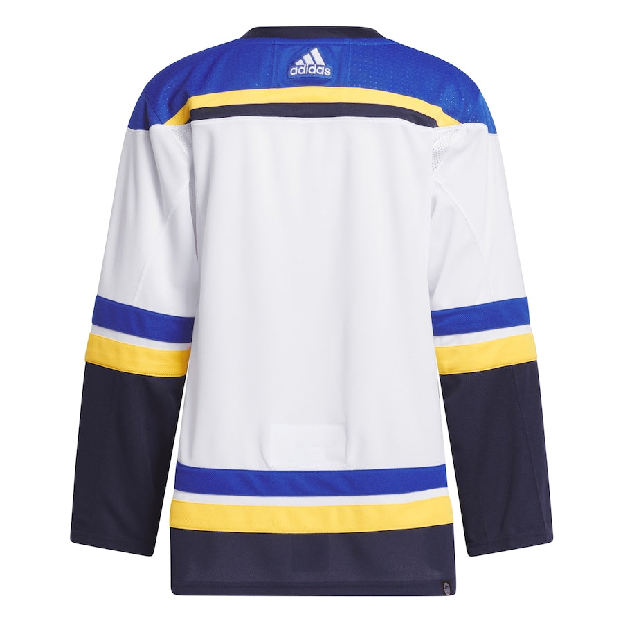 Men's St. Louis Blues White Away Primegreen Authentic Jersey