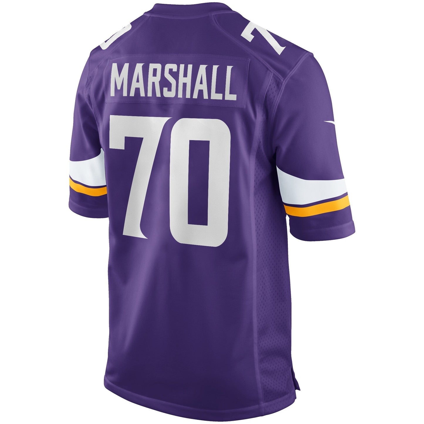 Jim Marshall Minnesota Vikings Game Retired Jersey - Purple