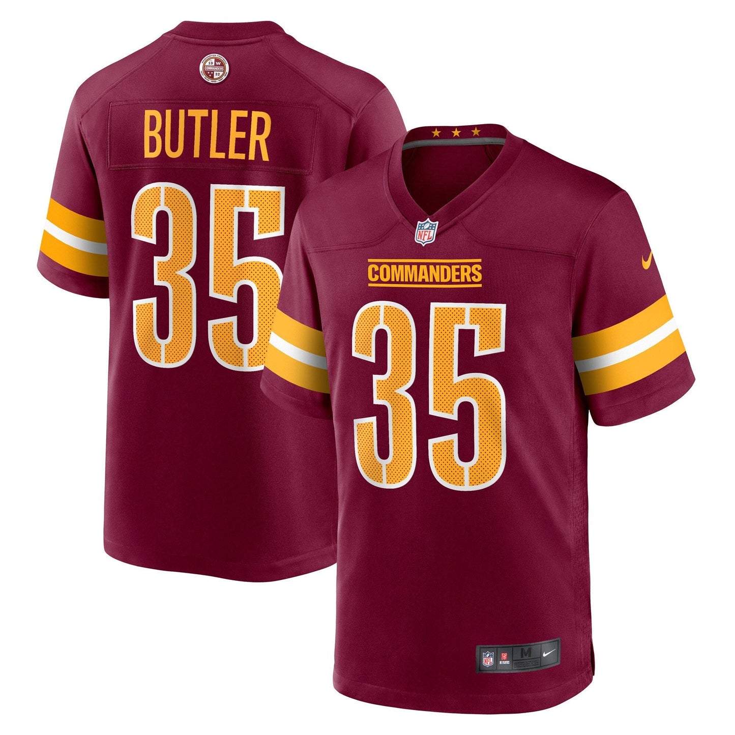 Washington Commanders Percy Butler Burgundy Player Game Jersey