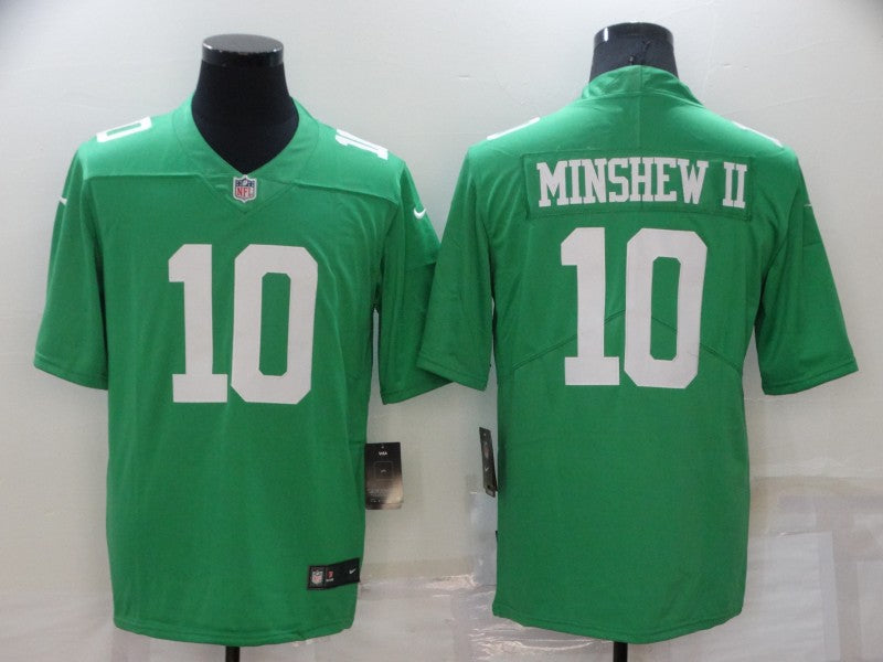 Men's Philadelphia Eagles Gardner Minshew II Kelly Green Game Jersey