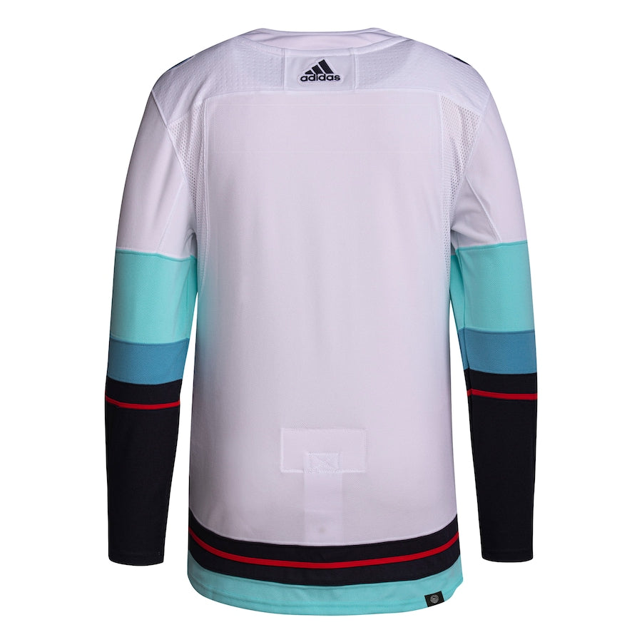 Men's Seattle Kraken White Away Primegreen Authentic Jersey